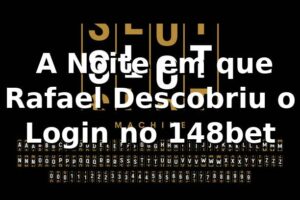 🚪 A Noite em que Rafael Descobriu o Login no 148bet